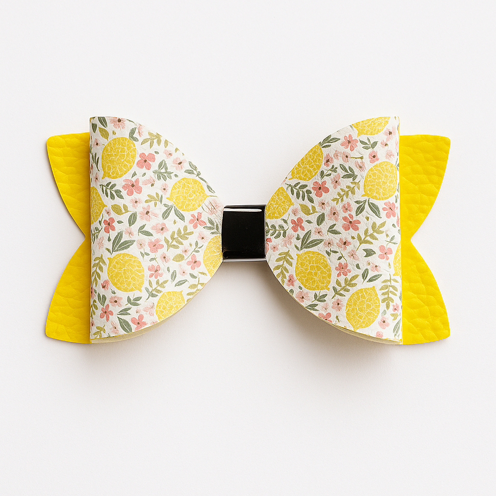 Lemon floral Bow