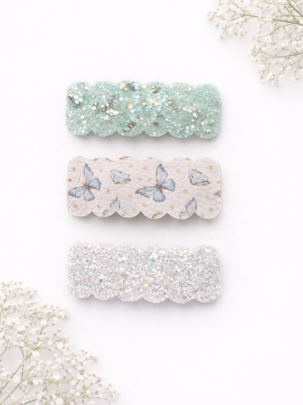 Butterfly Garden Snapclip Trio (3)