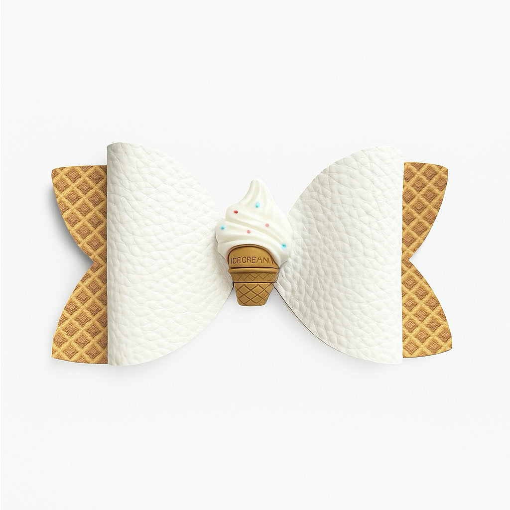 Icecream cone bow
