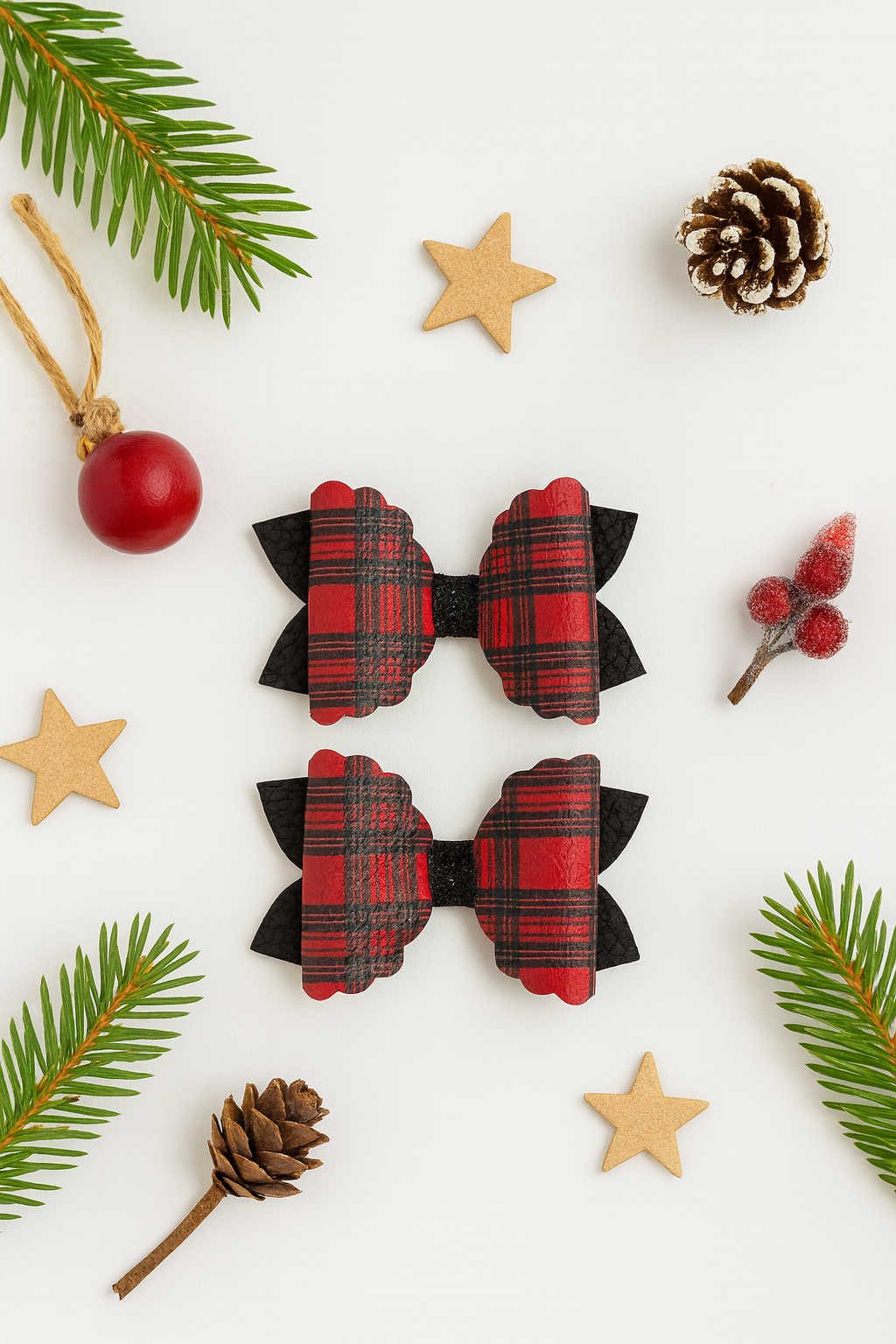 Red and Black Tartan Piggies