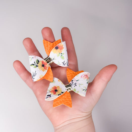 Floral (orange) piggies