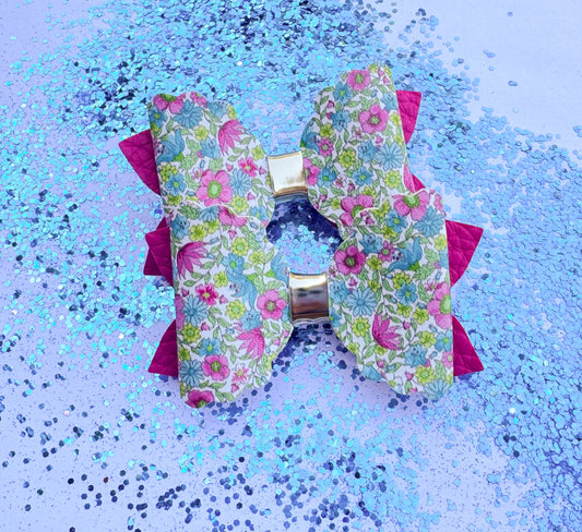 Colourful floral piggies
