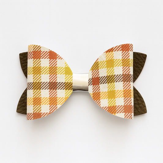 Fall Plaid Bow