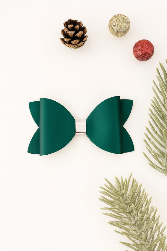 Christmas Green Bow