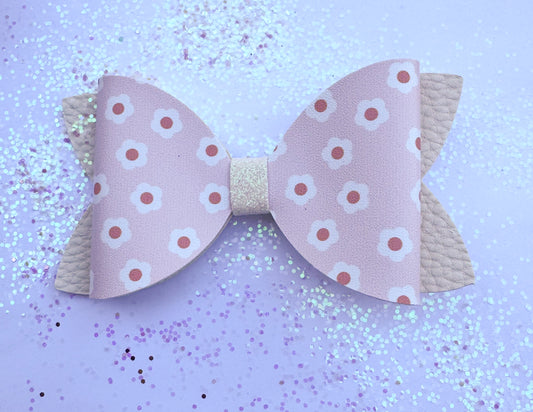 Light pink Floral bow