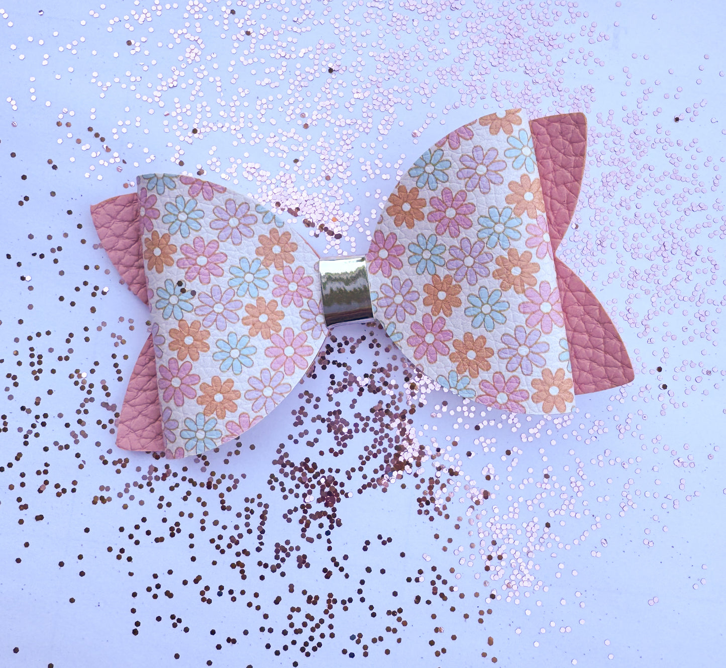 Spring Floral Bow